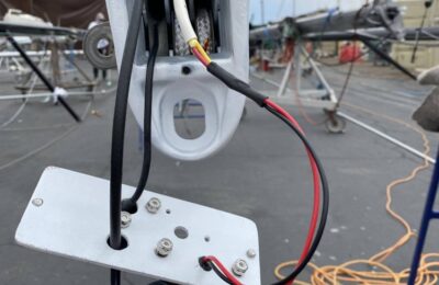 Mast re-wiring, lighting upgrades